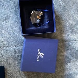 Swarovski rocking horse holiday ornament